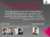 2014-03-20 - Content marketing (årsmøte) - utkast 2 - til eksterne